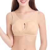 Cotton Anti-expansion Anti-Sag Gathering Adjustment Sports Bra from Eternal Gleams