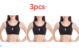 Cotton Anti-expansion Anti-Sag Gathering Adjustment Sports Bra from Eternal Gleams