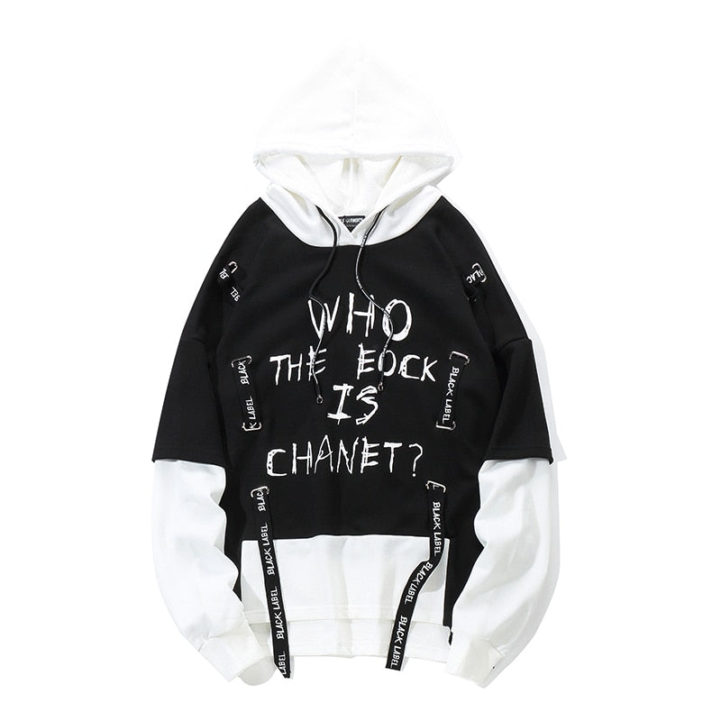 Men Graffiti Oversize Hoodies Hip-hop Round Neck - Cotton from Eternal Gleams