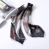 Ethereal Elegance: 70x70cm Silk Decorative Scarf from Eternal Gleams