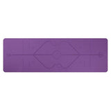 ZenFlow TPE Yoga Mat with Position Line | Eco-Friendly & Non-Slip from Eternal Gleams