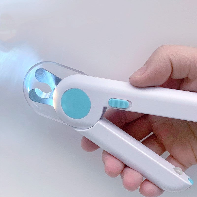 Illuminate & Trim: LED Pet Nail Clipper from Eternal Gleams