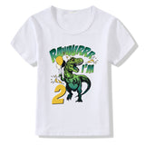 Children's T-shirt Numbers 1-9 Birthday T-shirt from Eternal Gleams