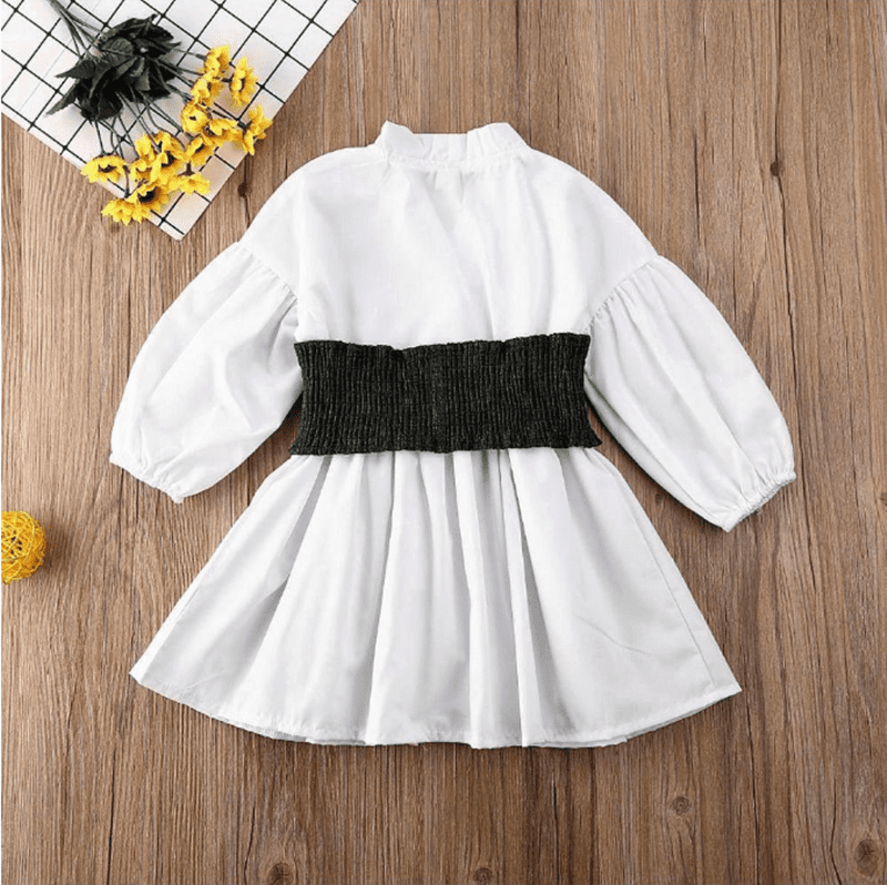 Kids Baby Irls Clothes White A-Line Shirt Dress For Irl from Eternal Gleams