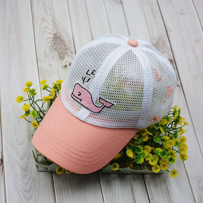 Fashion Simple Children's Printed Baseball Cap