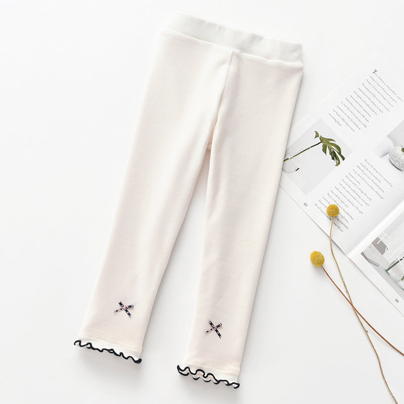 Chic Bow-Tie Leggings for Girls from Eternal Gleams