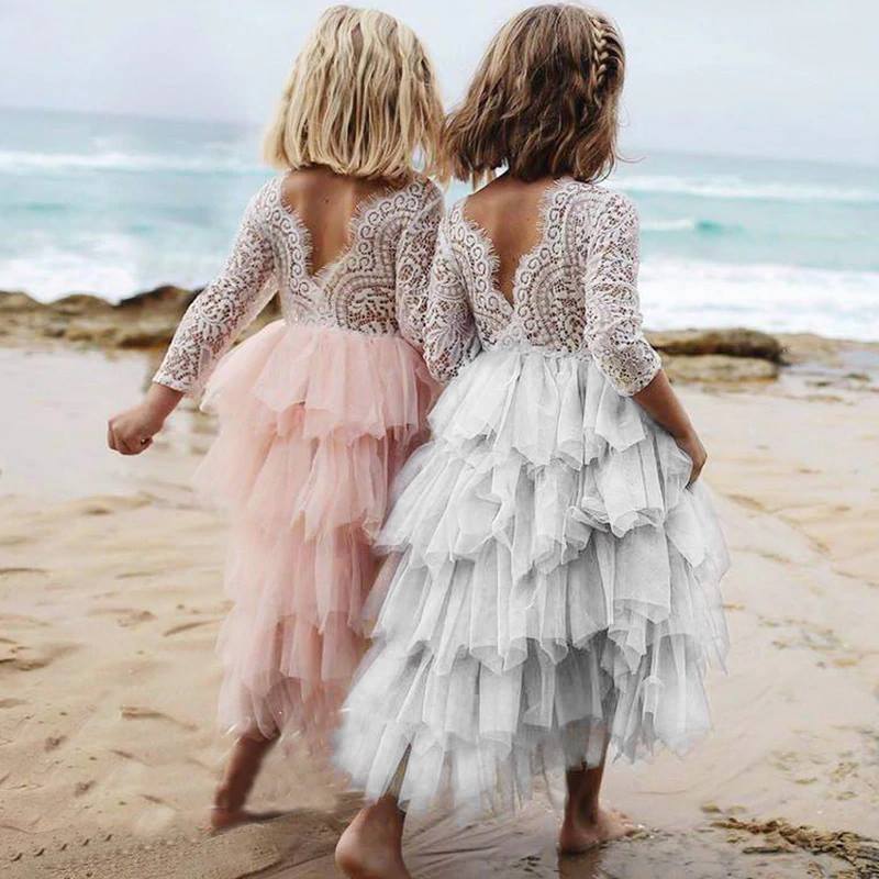 Enchanting Lace Princess Dress for Girls from Eternal Gleams