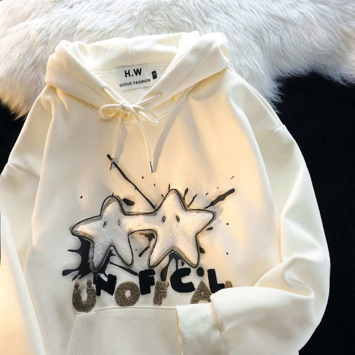 American Street Flocking XINGX Hooded Sweater For Women