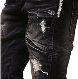 Men Vintage Distressed Denim Jeans Trousers Pants from Eternal Gleams