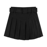 Corduroy Half Women's Autumn A-line Half Skirt Pleated Skirt from Eternal Gleams