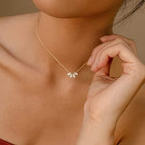 Minimalist Shining Flower Petal Necklace for Women and Girls from Eternal Gleams