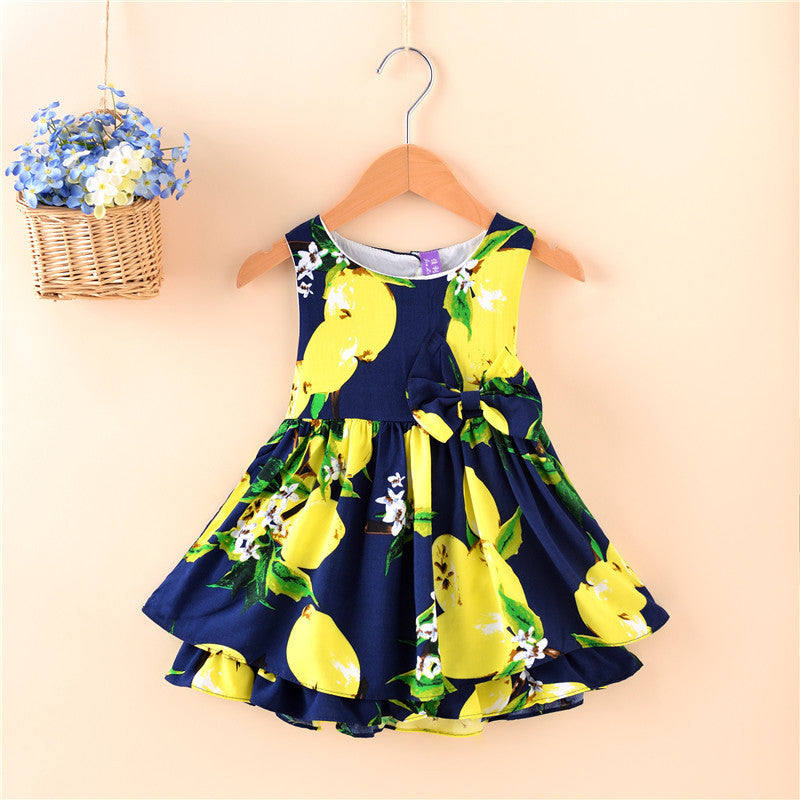 European and American Sleeveless Princess Dress for Girls from Eternal Gleams.