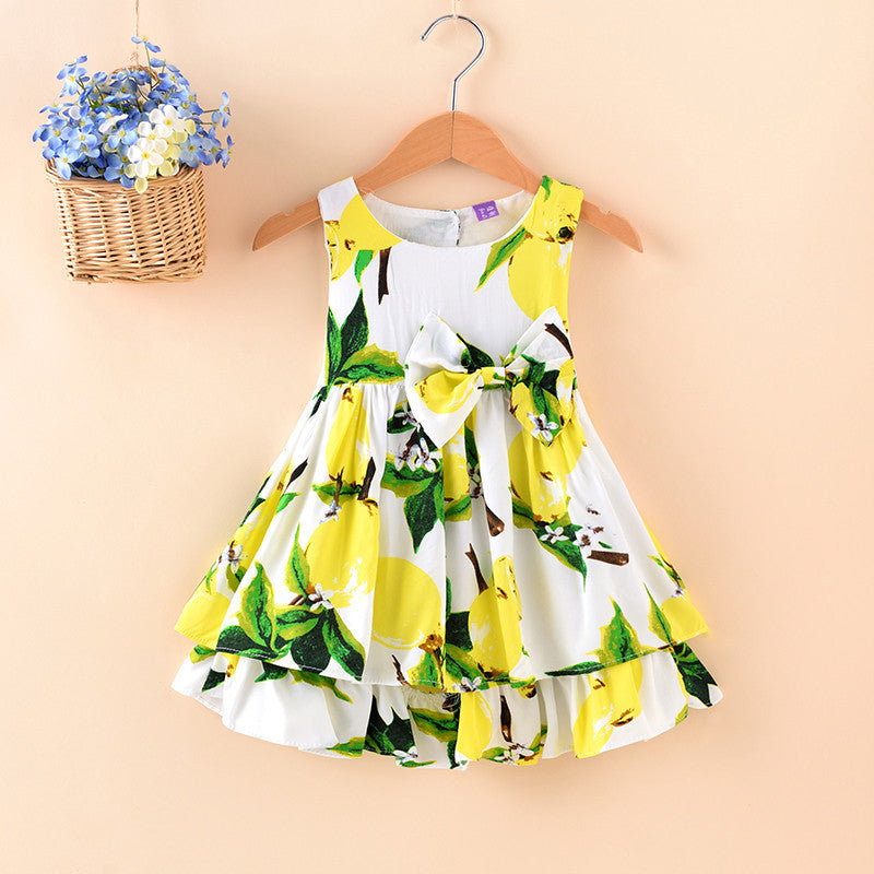 European and American Sleeveless Princess Dress for Girls from Eternal Gleams.