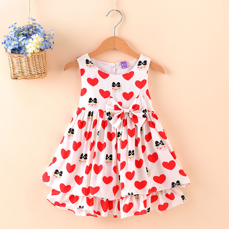 European and American Sleeveless Princess Dress for Girls from Eternal Gleams.