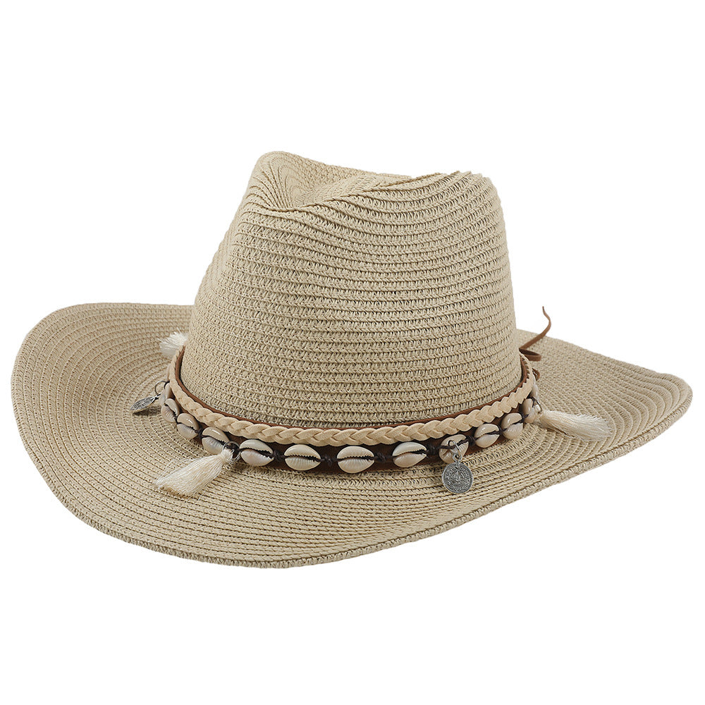 Shell tassel sun hat from Eternal Gleams