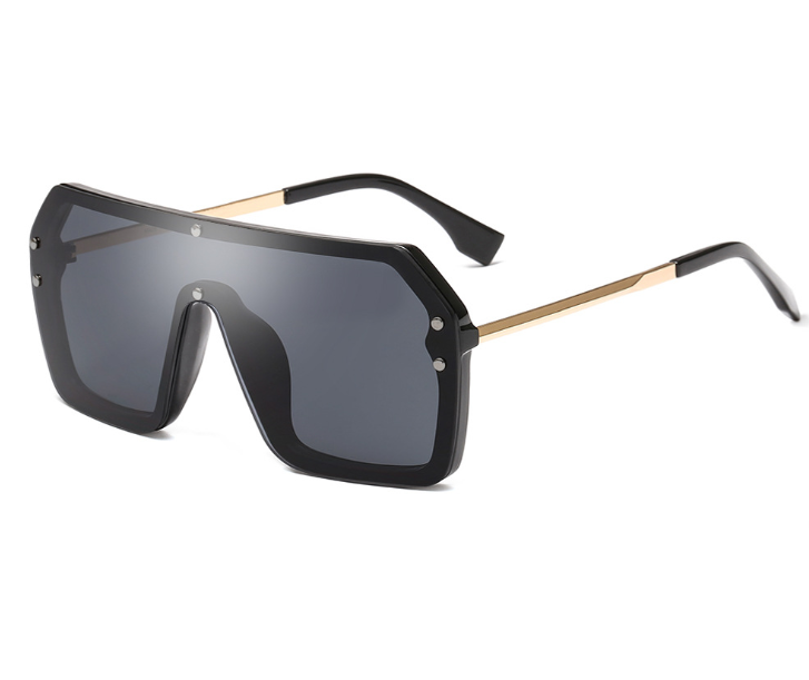 Oversized Square Sunglasses - Mirrored UV400 - Bold Style from Eternal Gleams