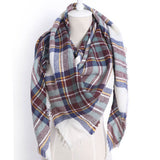 Chic Geometric Elegance: Women's Triangle Scarf from Eternal Gleams