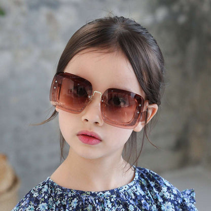 Fashion big box children's sunglasses