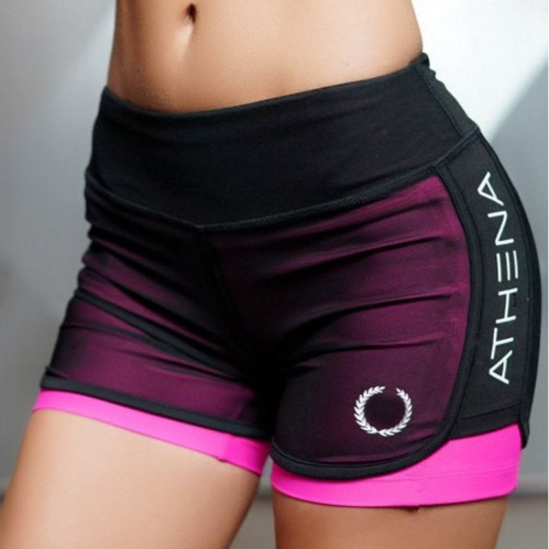 Women Casual Short for Workout -  Fake Two Sports Shorts Style. from Eternal Gleams