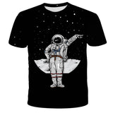 Digital print astronaut t-shirt for kids in various sizes