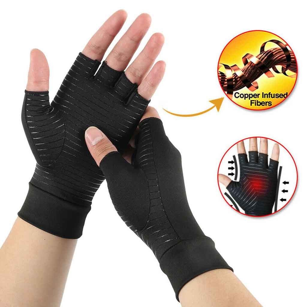 Copper Arthritis Compression Gloves - Joint Pain Relief from Eternal Gleams