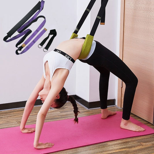 Ceinture de gymnastique d'exercice de sangle de yoga