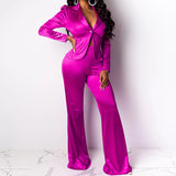 Sultry Chic: Wide Leg Pants Two-Piece Suit from Eternal Gleams