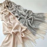 Luxury Cashmere Feel Scarf - Unisex Couple Scarf