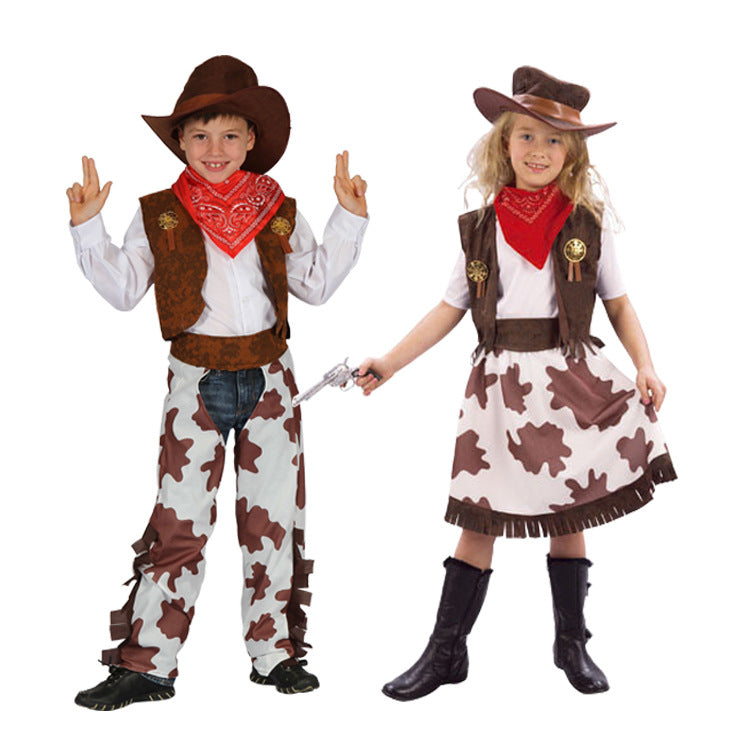 Boys And Girls Cowboy Costumes Christmas Children's Cowboy Costumes from Eternal Gleams