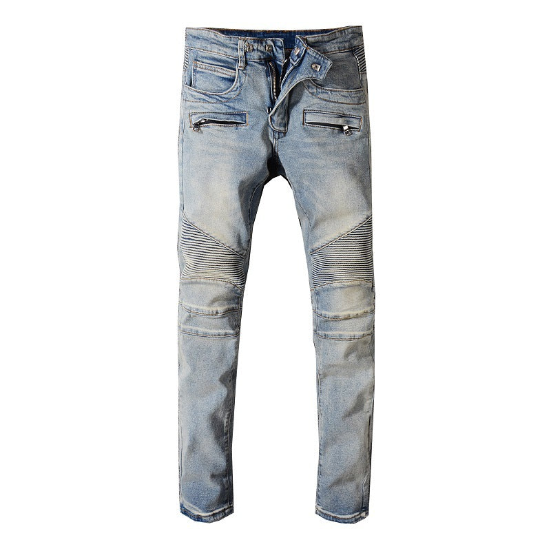 Revolutionize Your Look: European Style Biker Jeans from Eternal Gleams