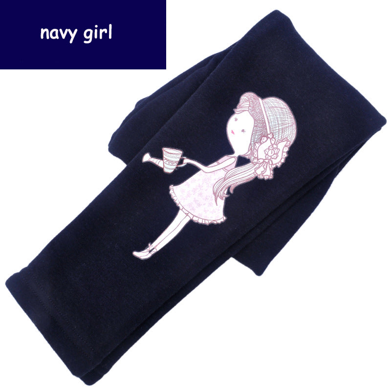 CozyChic Fleece Girls' Winter Leggings from Eternal Gleams