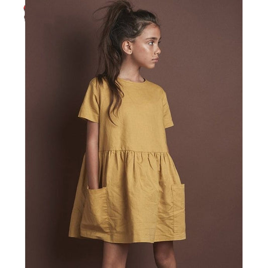 Stylish Pocket Dress for Girls from Eternal Gleams.