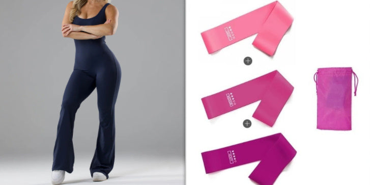 Sexy backless slim fit hip raise yoga jumpsuit in Various colors from Eternal Gleams