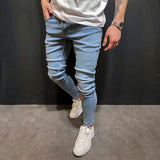 Fashion Trend Men Blue Denim Trousers from Eternal Gleams