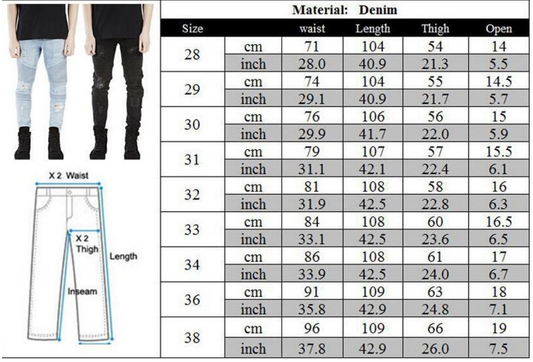 Men Skinny Jeans from Eternal Gleams