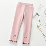 Chic Bow-Tie Leggings for Girls from Eternal Gleams