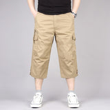 Men's loose cropped multi-pocket tooling pants from Eternal Gleams