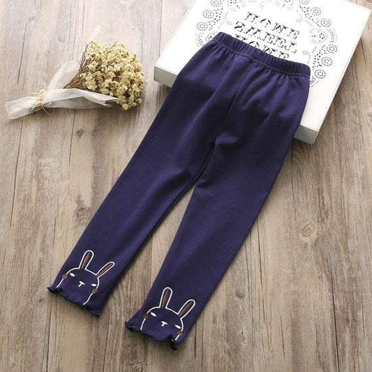 Chic Comfort: Girls' Natural Cotton Leggings