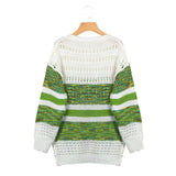 Vivid Print Round Neck Sweater from Eternal Gleams