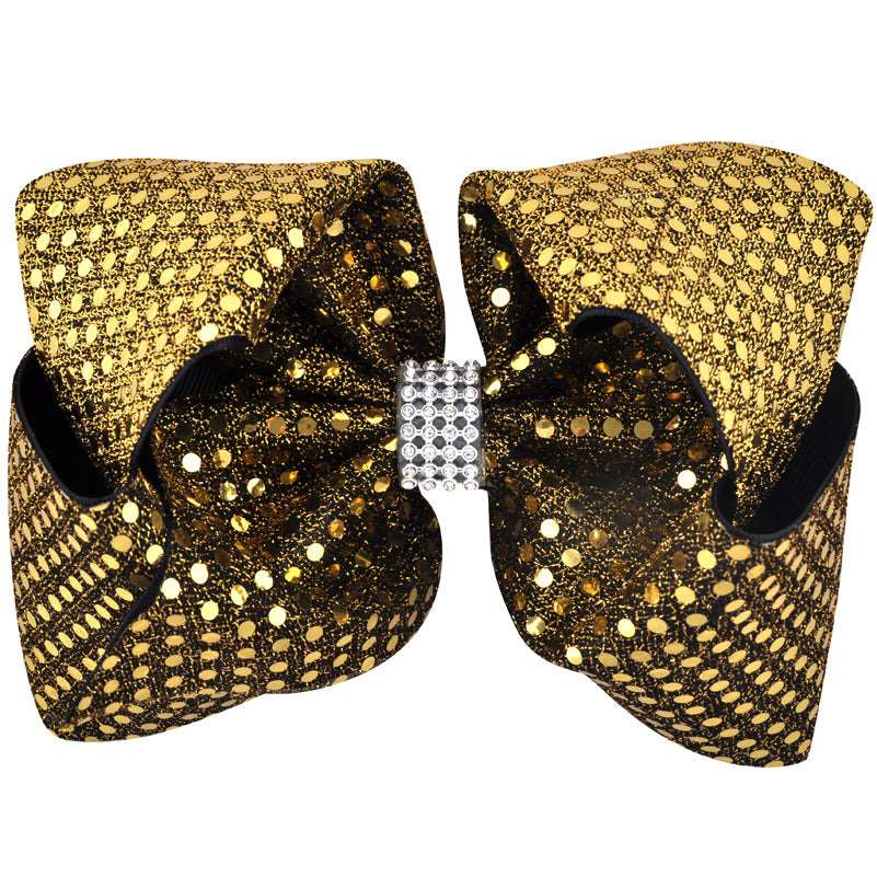 Large sparkly bow clip with drill (12 pieces Set)