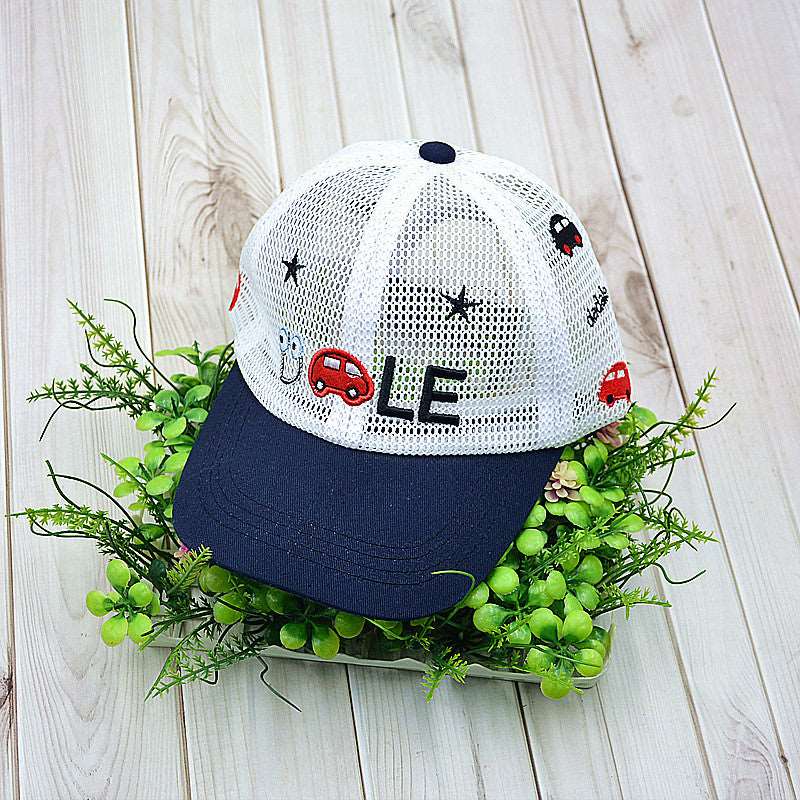 Fashion Simple Children's Printed Baseball Cap