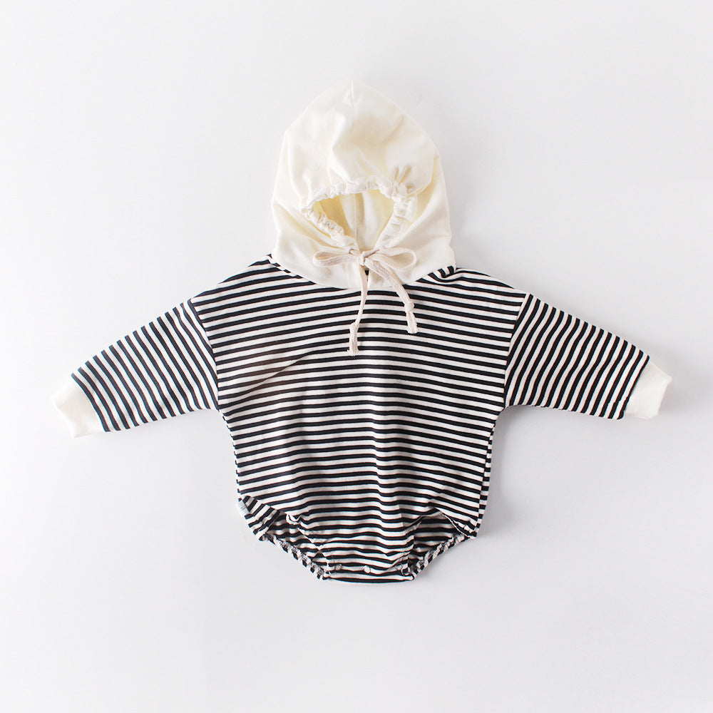 Costume d'éclosion rayé confortable - Vêtements de bébé pour l'automne