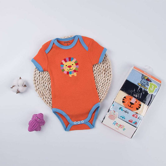 Baby Bodysuit Set - 5-Piece | Adorable Prints & Comfort