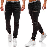 European and American Men's Denim Fabric Sports Jeans in various sizes from Eternal Gleams