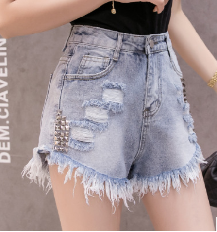 Women's Jeans Shorts - Trendy and comfortable denim wear for summer.