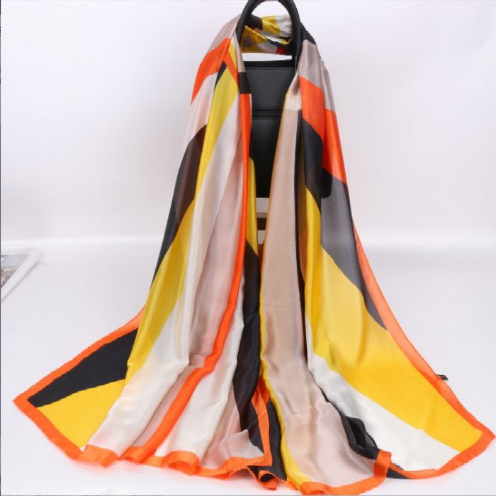 Radiant Charm: Women's Sunscreen Silk Scarf from Eternal Gleams