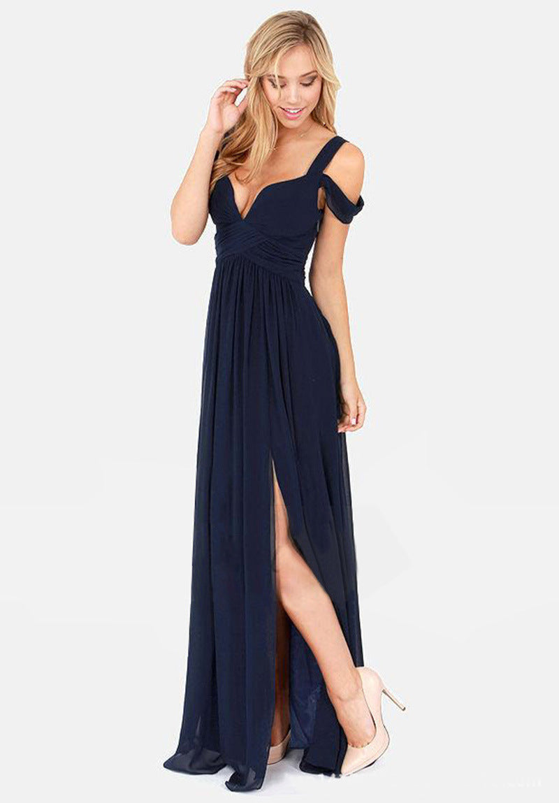 Greek Goddess Pleated Maxi Dress from Eternal Gleams