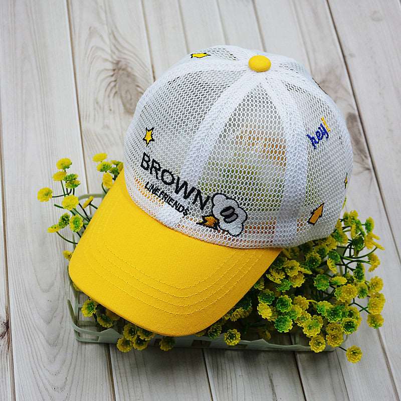 Fashion Simple Children's Printed Baseball Cap