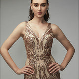 Golden Glamour: Sequin Summer Dress from Eternal Gleams