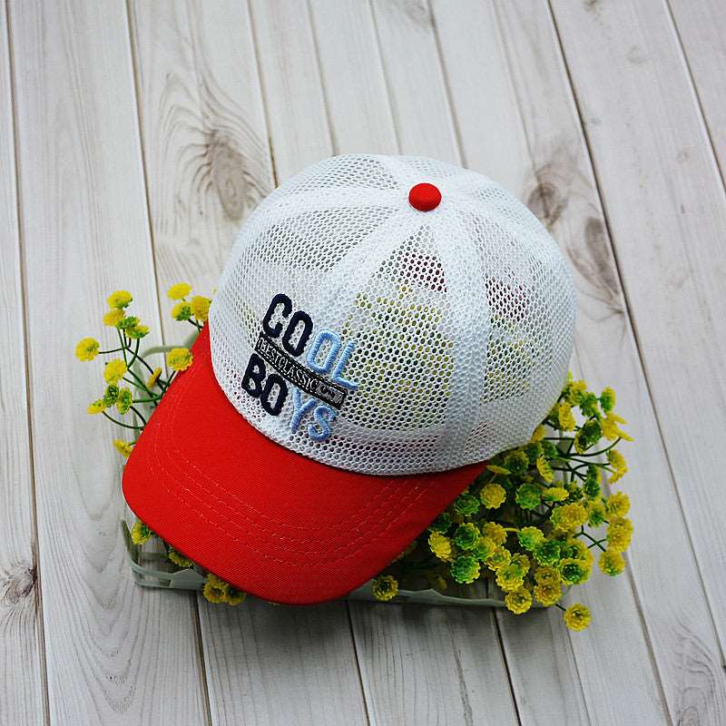 Fashion Simple Children's Printed Baseball Cap